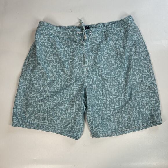 Johnnie-O Swim Trunks Men’s 2XL Crossbow Half Elastic Surf Short Blue Beachy - Picture 1 of 10